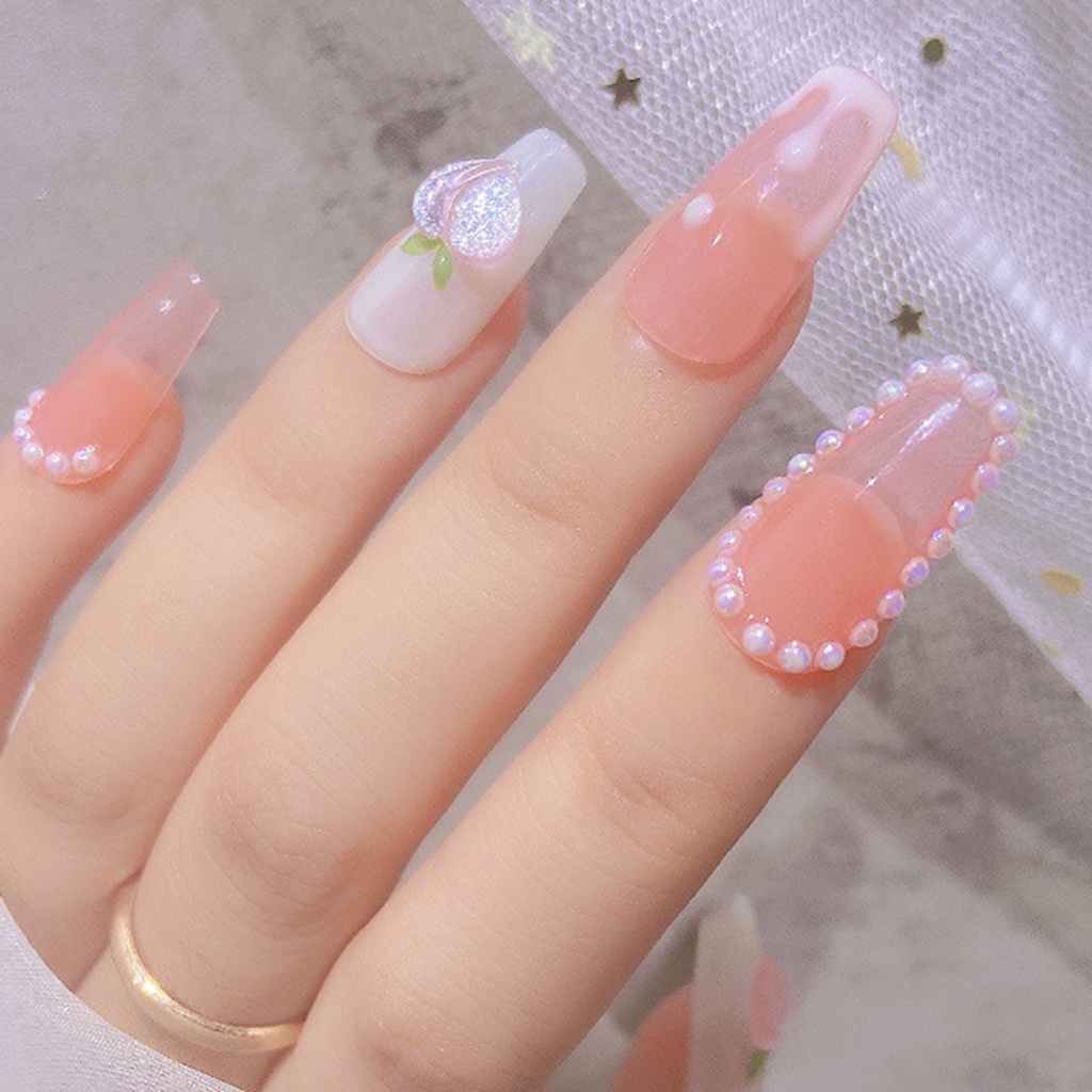 Bộ 30 Đá Mắt Mèo Đáy Phẳng Trang Trí Móng Tay