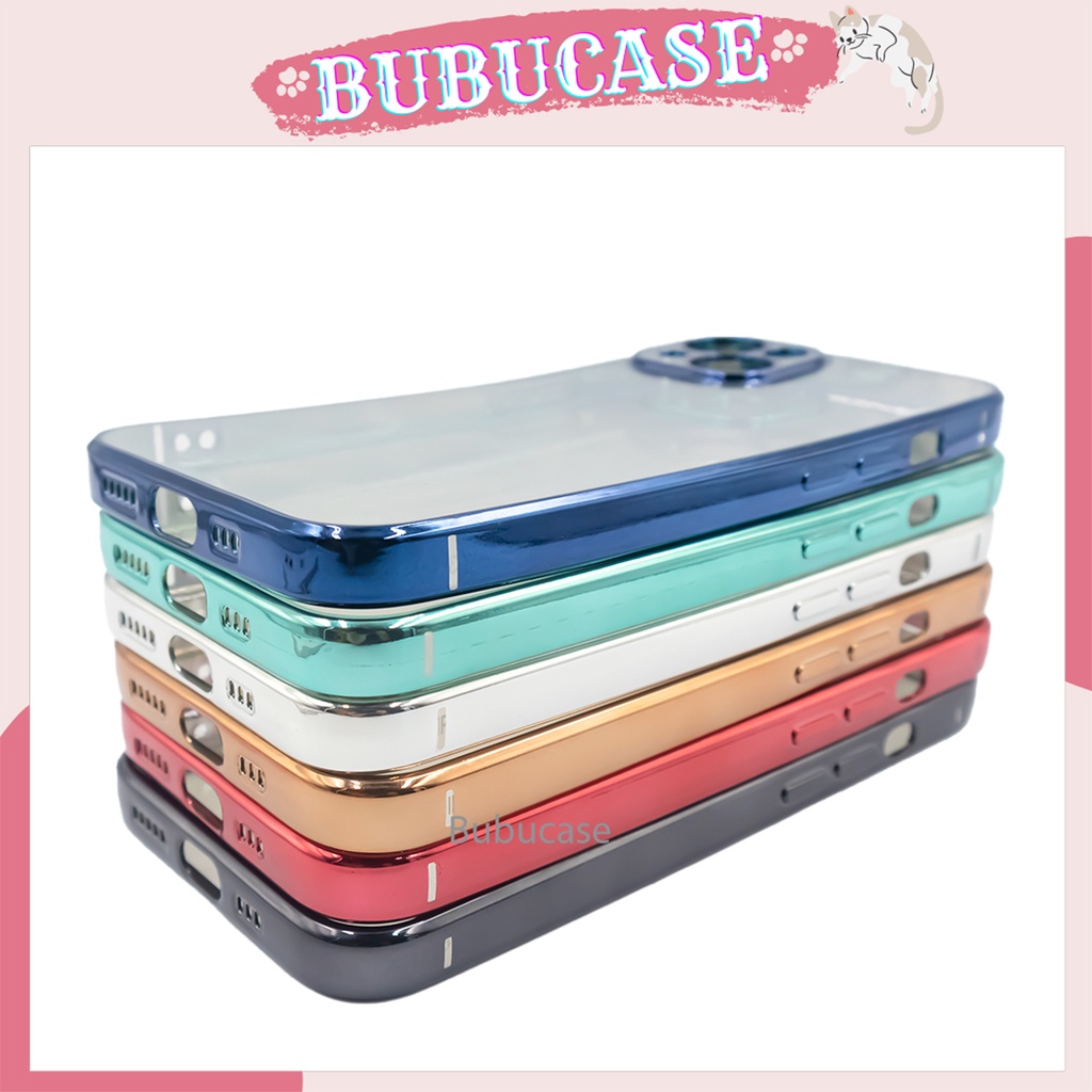Ốp Lưng Dẻo Viền Màu Sang Trọng Dành Cho Dòng iPhone 14 / 14 Plus / 14 Pro / 14 Promax
