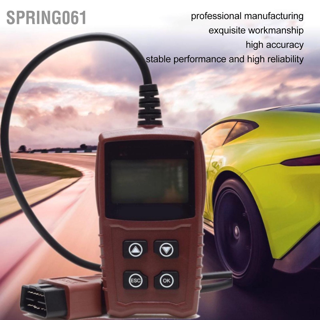 [Hàng Sẵn] Máy quét OBD2 Bộ đọc mã lỗi động cơ Công cụ chẩn đoán cầm tay đa chức năng dành cho ô tô 【Spring061】