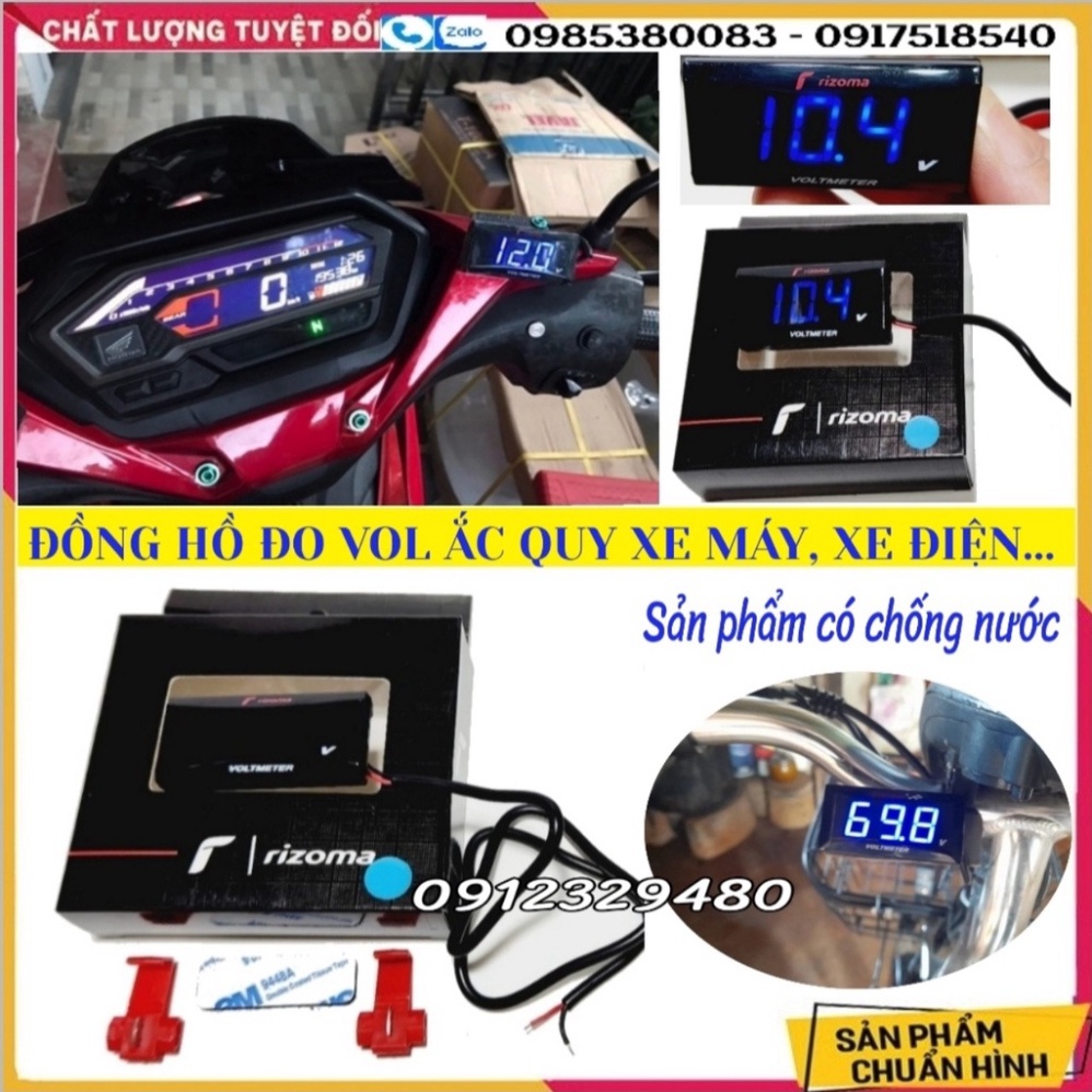 💥Đồng Hồ Đo Vol  Bình Ắc Quy Dùng Cho Nhiều Loại Xe 💥