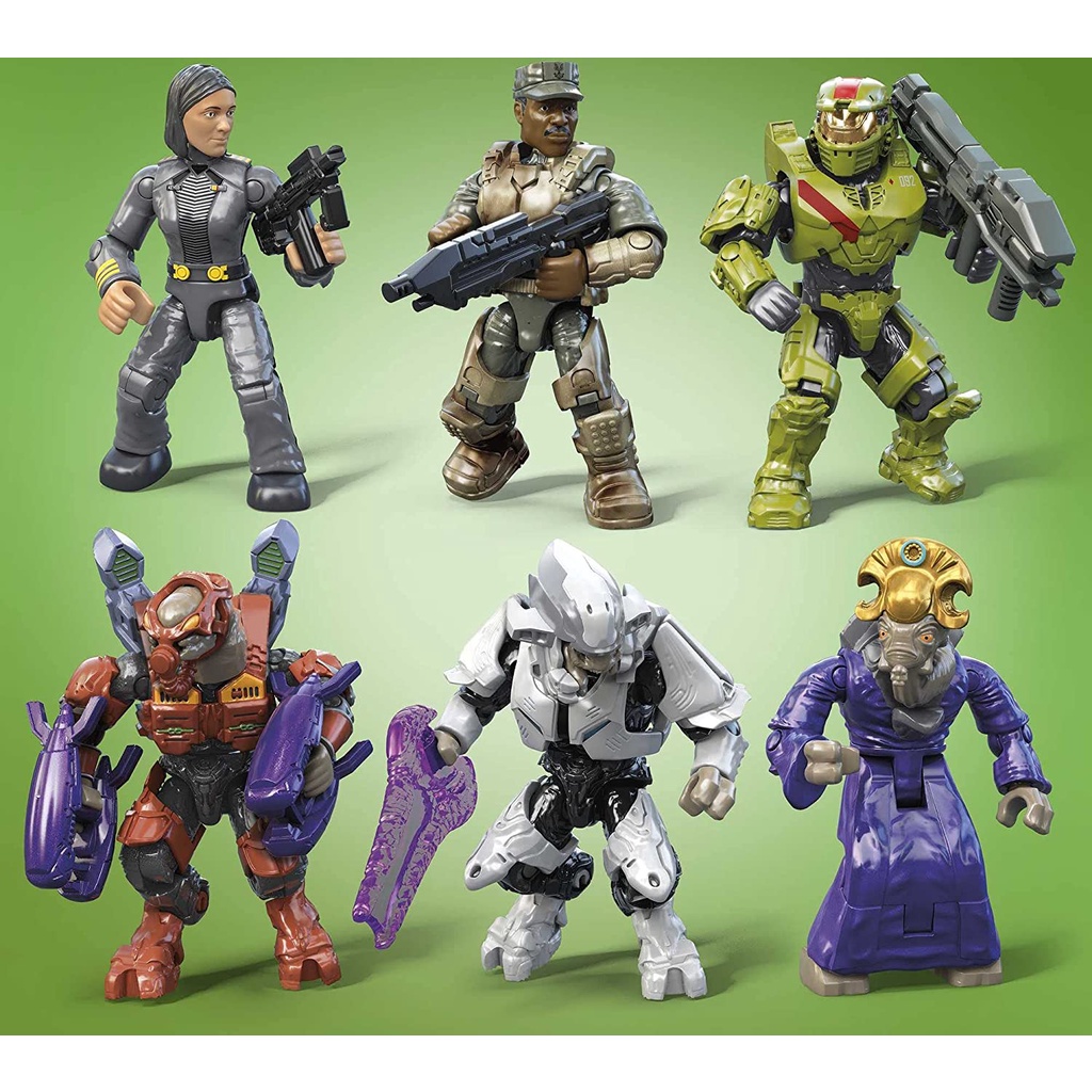 Mega Construx Halo - 20th Anniversary Character Pack - Bộ xếp hình Mega Construx kỷ niệm 20 năm