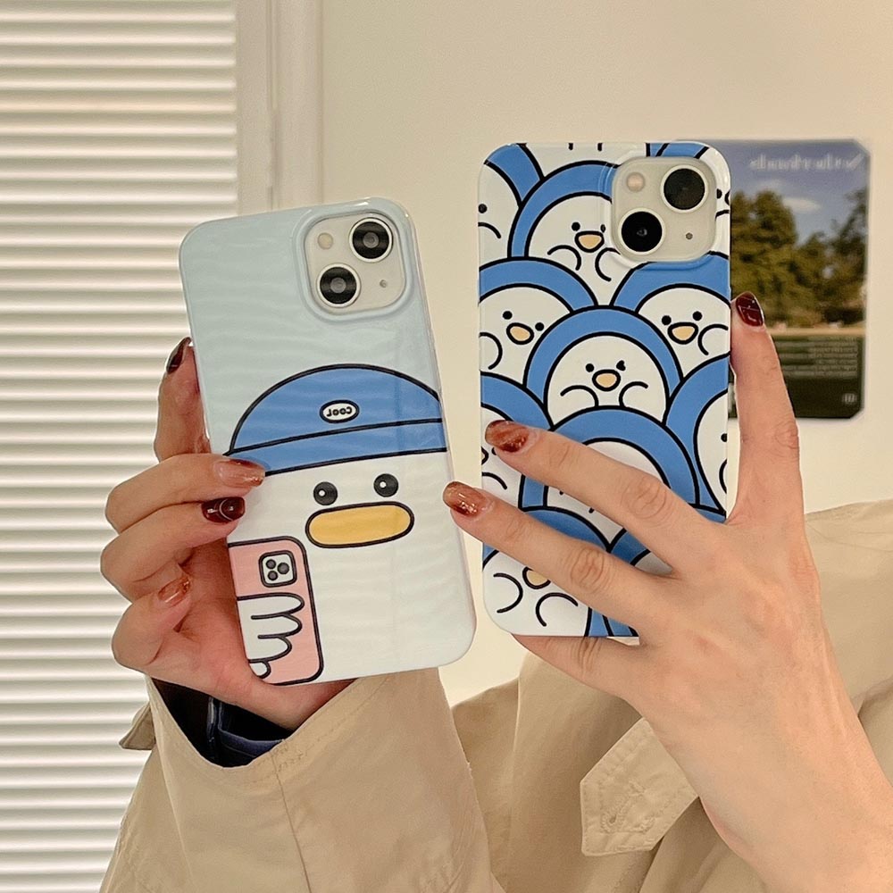 Ốp Điện Thoại Cứng Hình Vịt Cho IPhone11 12 12Pro 12Promax 13 13Pro 13Promax 14 14Pro 14Plus 14ProMax