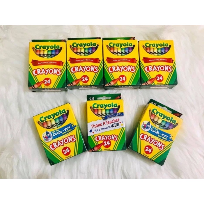 Hộp bút sáp 24 màu Crayola (US)