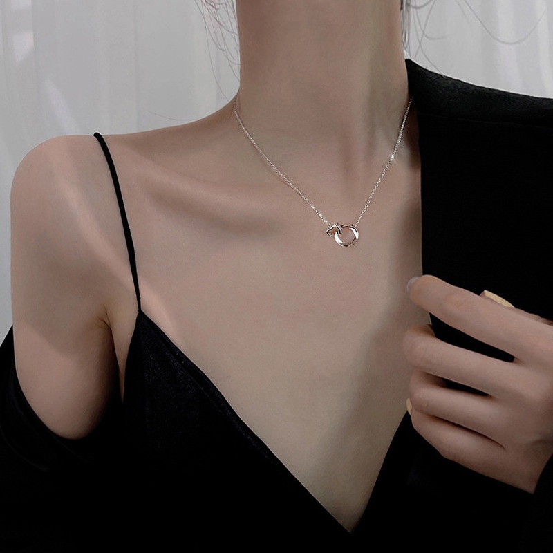 Vòng cổ Mặt Trái Tim Sang Trọng Thời Trang 2022 Cho Nữ