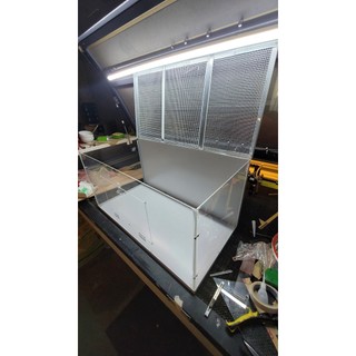 (Ship toàn quốc) Lồng hamster mica size đại 80x40x40cm