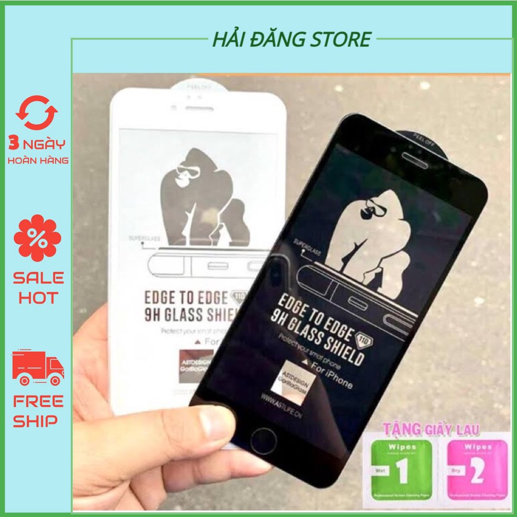 Kính Cường Lực Iphone KingKong Baiko Full Màn Hình 6/6s/plus/7/7plus/8/8plus/X/Xsmax/11/11promax/12/13/pro/promax