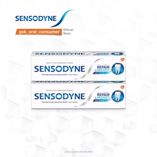 Kem đánh răng giảm ê buốt Sensodyne Repair Protect Deep Repair Whitening 100g