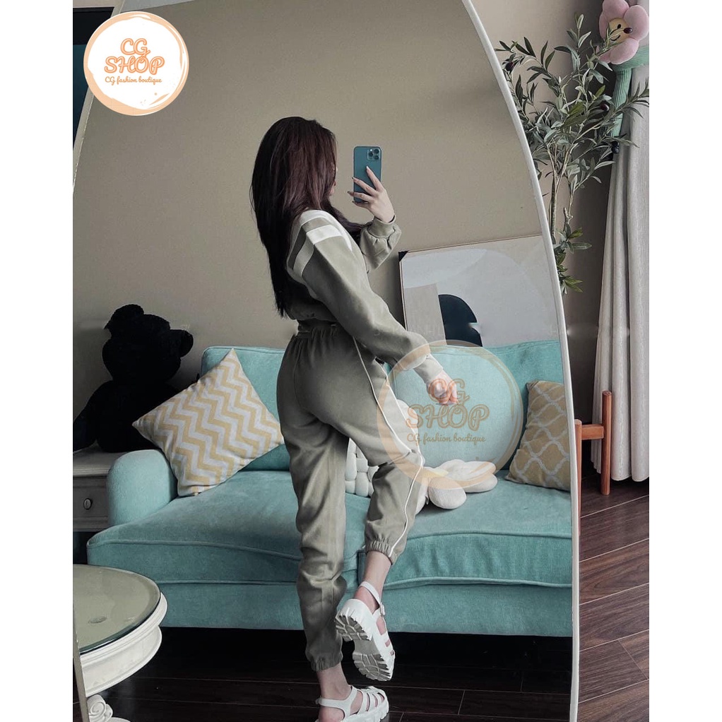 Set bộ bomber nỉ ngoại nhập cho nữ