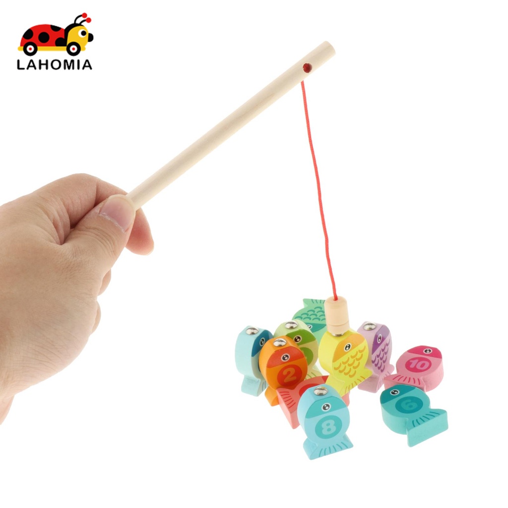 LAHOMIA Set đồ chơi câu cá nam châm hoạt hình vui nhộn dành cho trẻ em