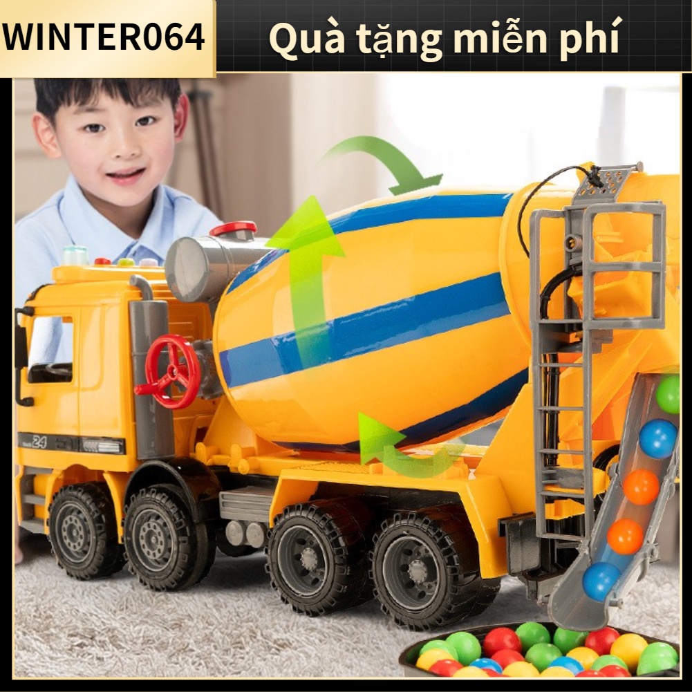 Xe trộn bê tông đồ chơi JB11 mới nhất Cho Bé Trai Winter064