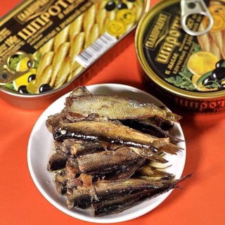 Cá trích xong khói ngâm dầu 190gr