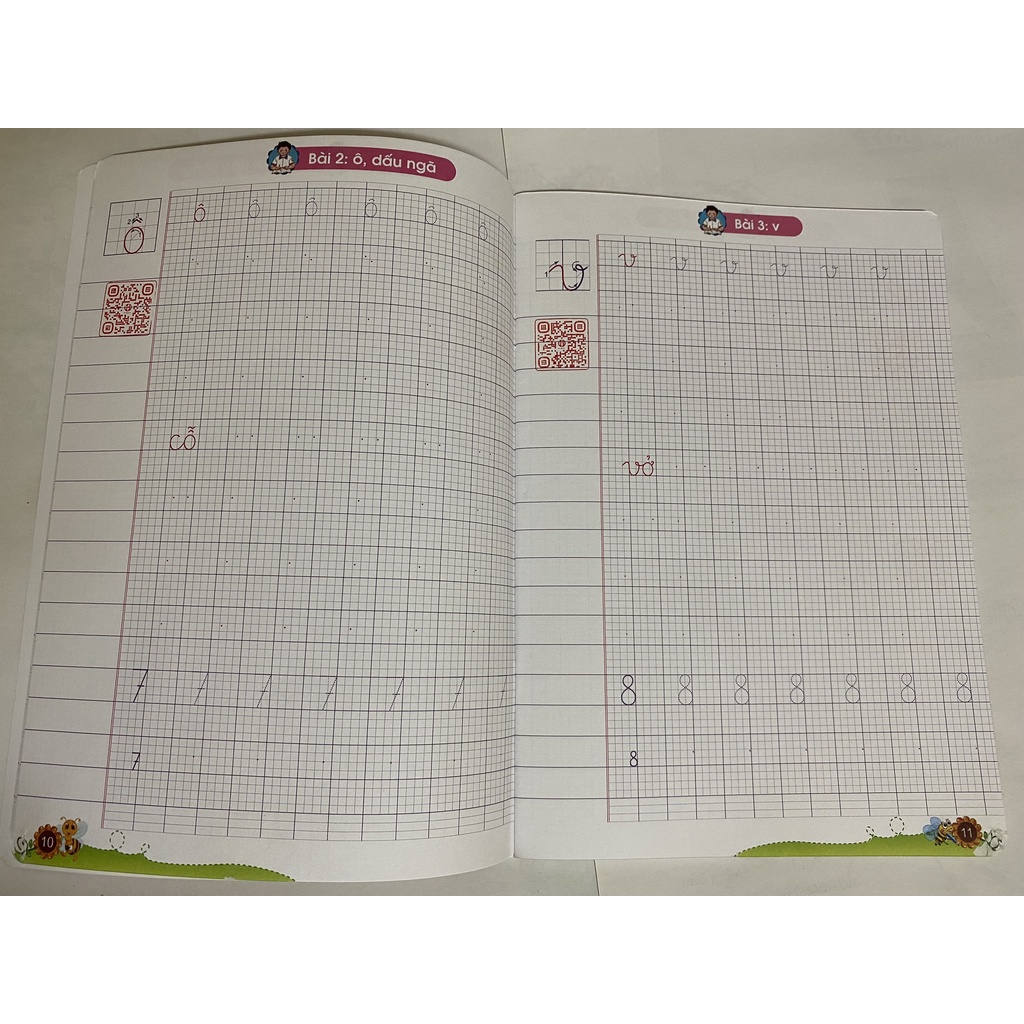 Sách - Vở ô li mẫu chữ lớp 1