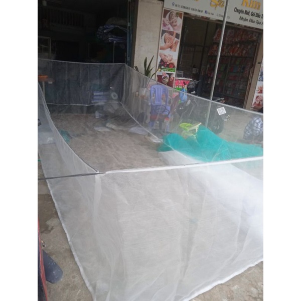 Vèo_ mùng nuôi ốc, cá bột, cá hương.Kích thước 1x1x1