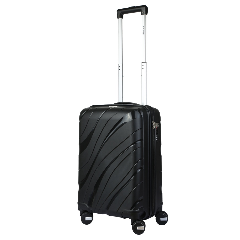 [OUTLET - KHÔNG ĐỔI TRẢ] Vali Kéo Nhựa Du Lịch SAKOS ONDAS Z22 - Size S (20inch)/ Xách Tay (Cabin) - Khóa TSA - Nhựa PP