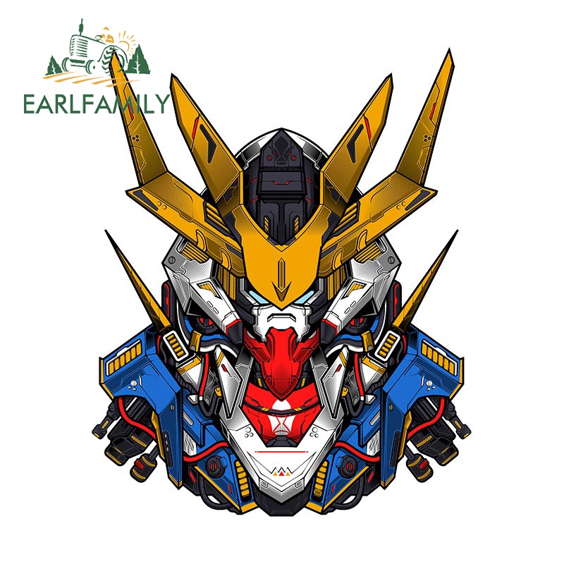 Sticker Dán Xe Hơi Chống Nước Họa Tiết Hoạt Hình gundam 13Cmx10.5Cm