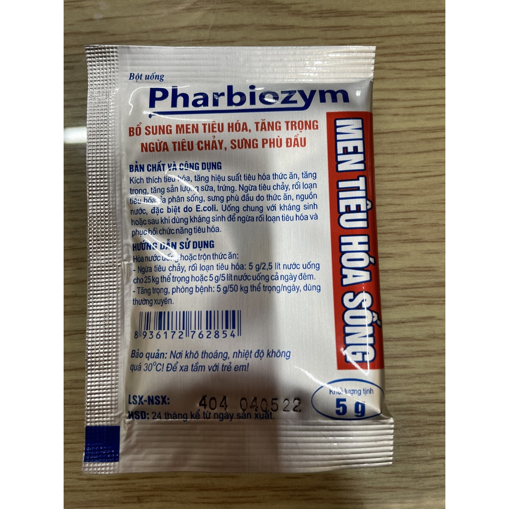 MEN TIÊU HÓA SỐNG 5g