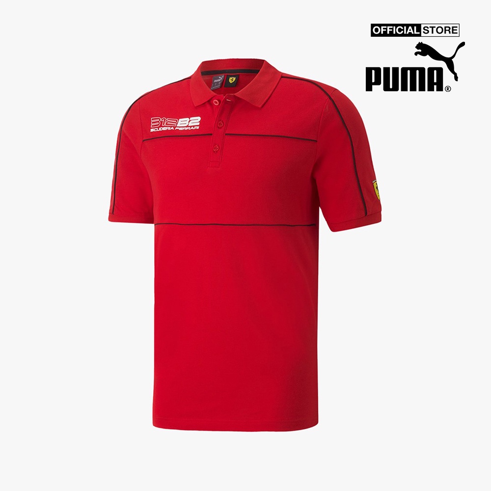 PUMA - Áo polo nam ngắn tay Scuderia Ferrari Race 535835-02