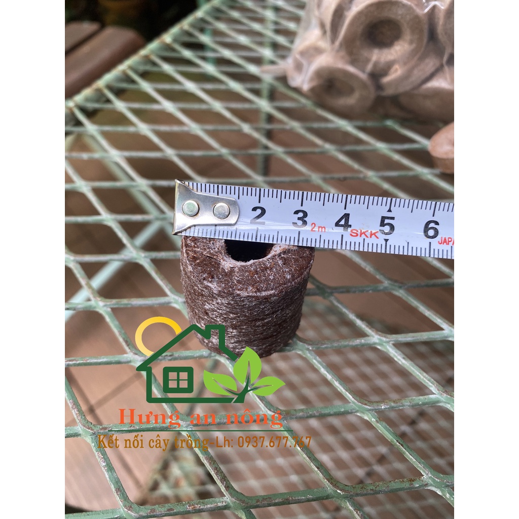50/100 Viên nén xơ dừa ươm hạt giống bao giãn nở