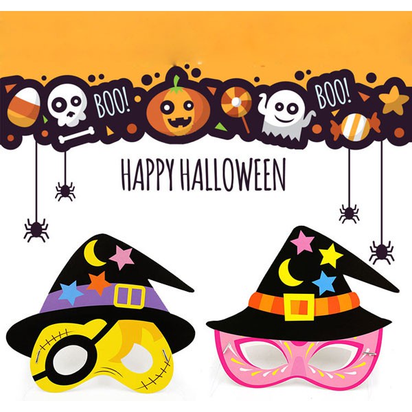 Mặt Nạ Hóa Trang Chủ đề Halloween cho bé mầm non eva