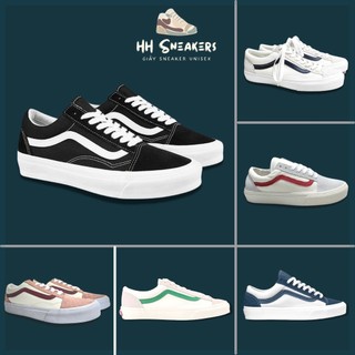 Giày thể thao sneaker nam nữ Vans vault old skool vải canvas đủ màu đen, trắng Full Box