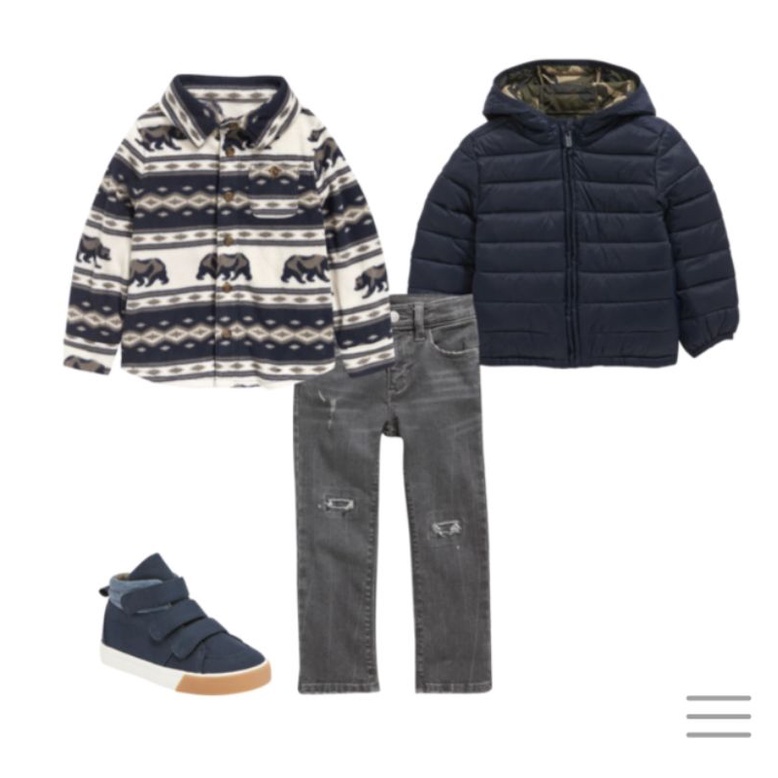 Áo nỉ bông dáng sơ mi hãng Oldnavy chất nỉ mềm, đẹp, ấm, thời trang.