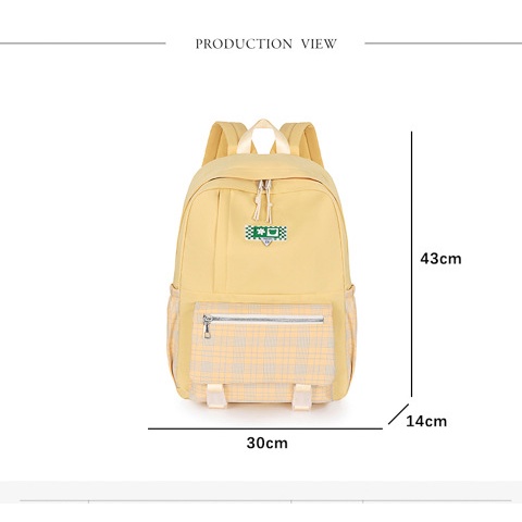 Balo thời trang ulzzang nam nữ unisex đi học đi làm đi chơi kẻ sọc caro đáng yêu dễ thương giá rẻ 61627