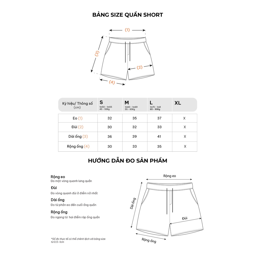 Quần Short TSUN Logo - Thêu - [Unisex] - Vải Dù - Đen