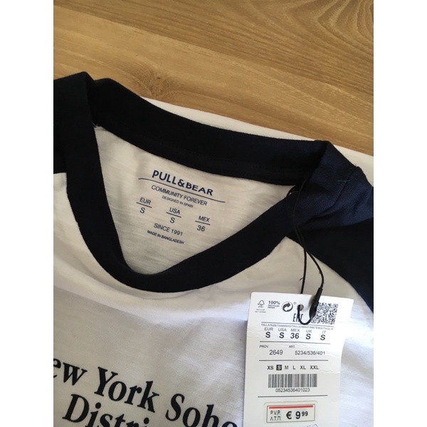 Áo thun PullandBear size S