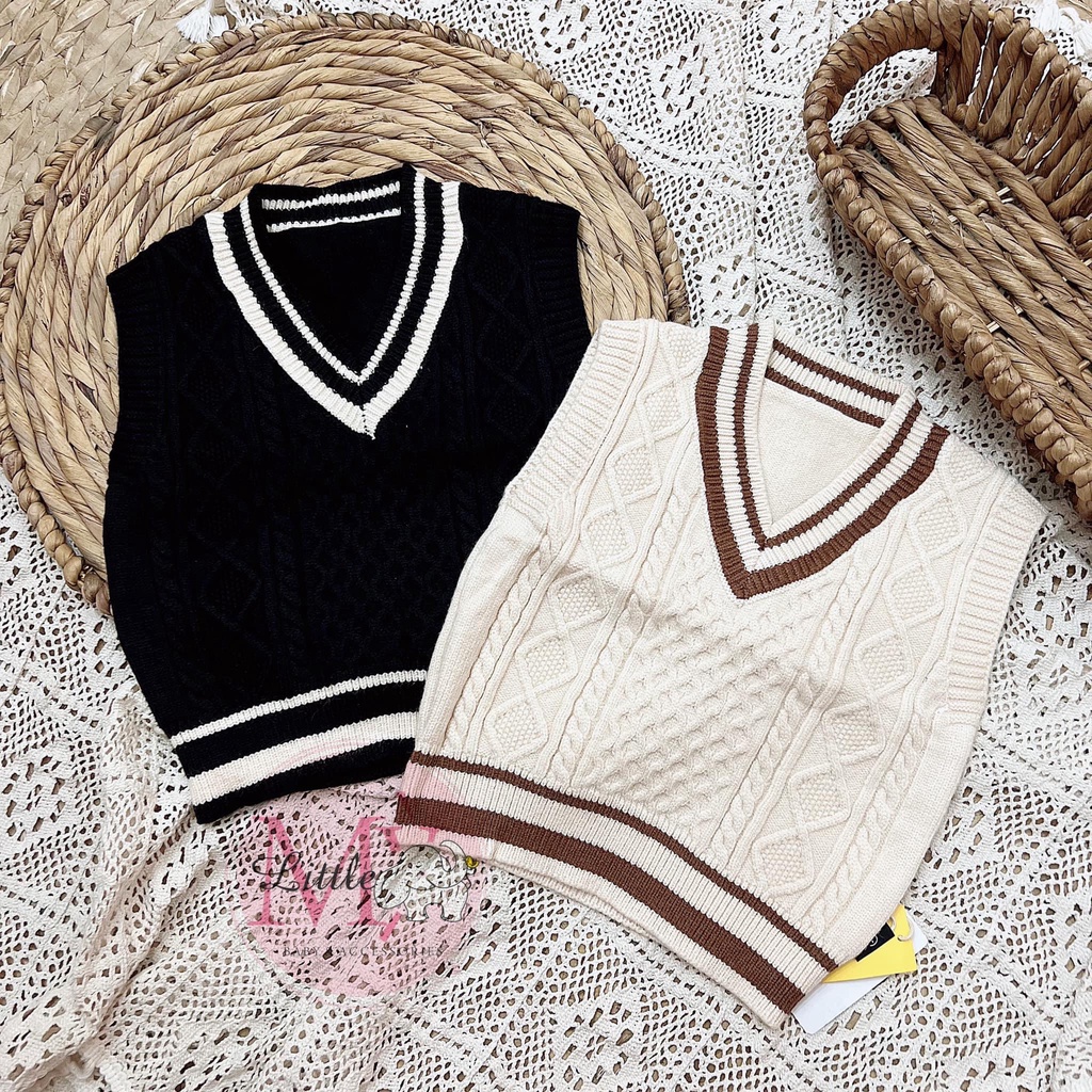 Áo Gile Len Cao Cấp Cho Bé Hàng Quảng Châu