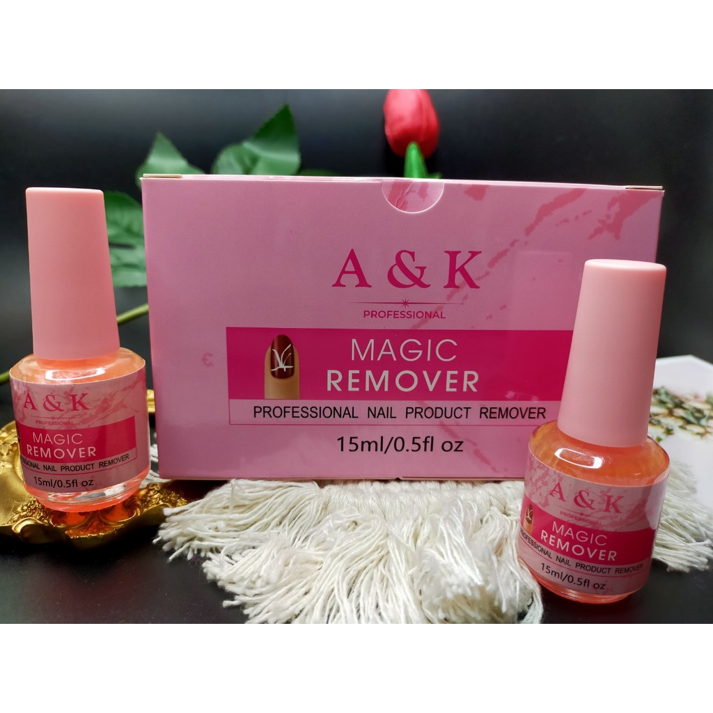 Dung Dịch phá Gel AK Magic Tem Hồng