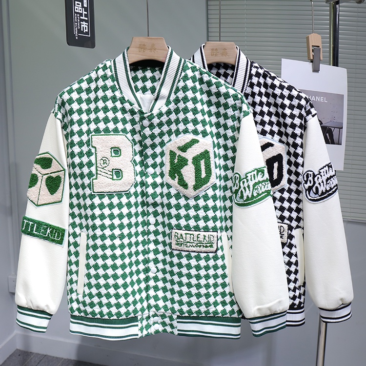 ÁO KHOÁC BOMBER VARSITY JACKET CHẤT DẠ THÊU XÙ CỰC ĐẲNG CẤP CHO NAM NỮ