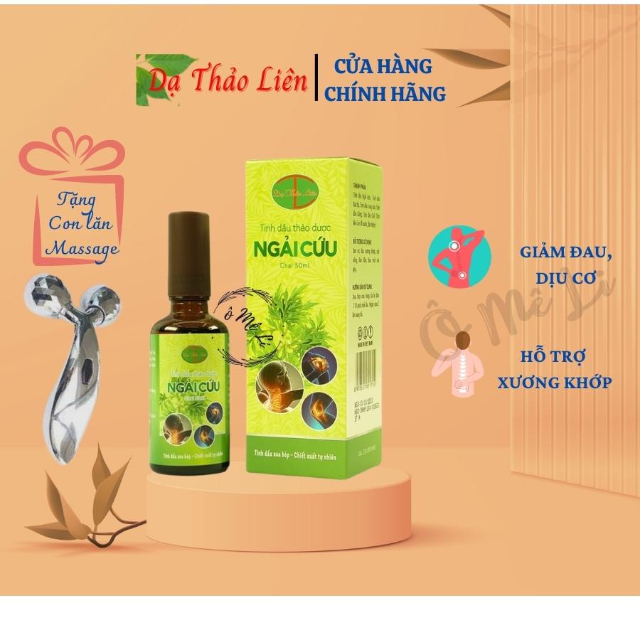 Tinh dầu ngải cứu Dạ Thảo Liên, tinh dầu massage chính hãng, hỗ trợ xương khớp – Ô Mê Li