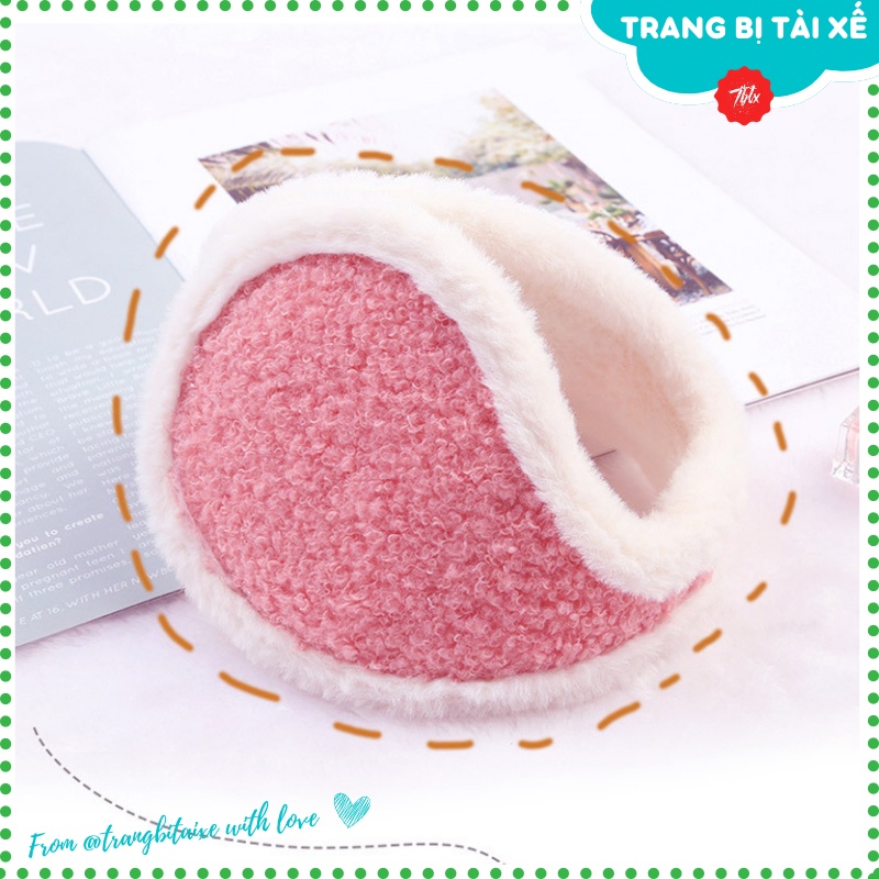 Bịt tai 7 sắc cầu vồng cute loại xịn màu đẹp mắt giữ ấm mùa đông cho nam nữ unisex chụp tai đi xe máy làm quà - BT7M