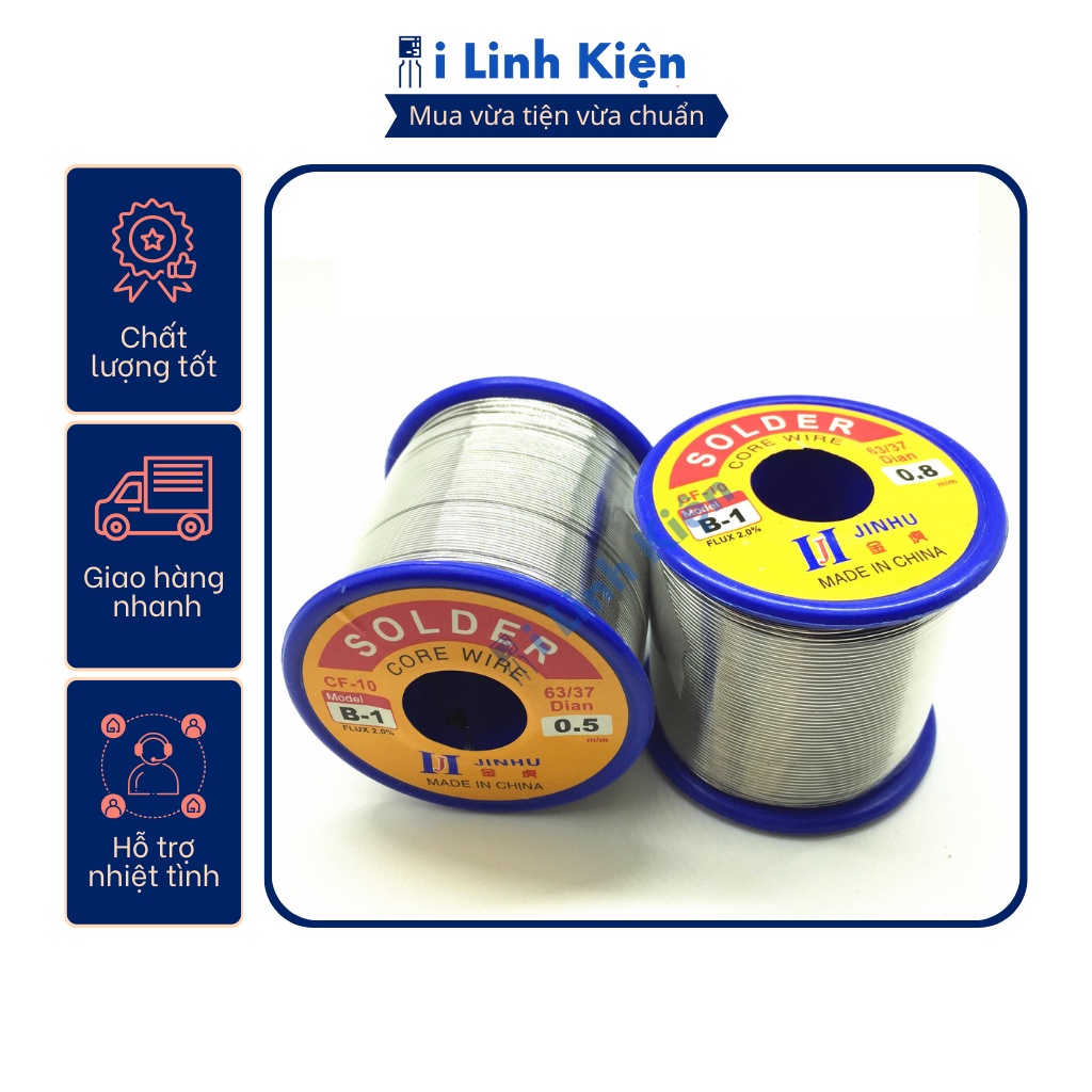 Thiếc hàn nhựa thông sn63 cao cấp 500G nhẹ lửa ít khói mối hàn sáng.