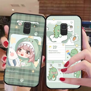 Ốp lưng điện thoại samsung j6 2018 / ss j6 plus / ss j6+ / ss a8 2018 / ss a8 plus khủng long dino happy