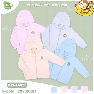 Ja320 - áo khoác nhẹ bé trai, bé gái dokma size 9-36m