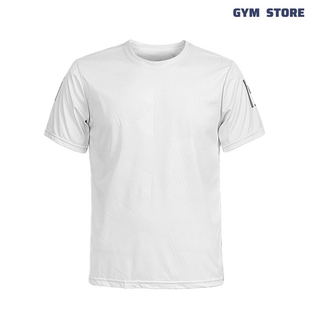 Áo thun lạnh nam, áo thể thao cổ tròn cộc tay co giãn thông hơi thoáng mát RM22 Running