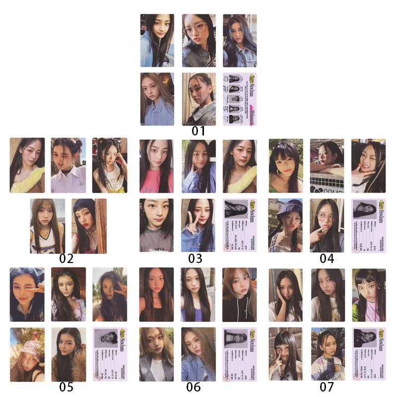 YYchaoy Kpop New Jeans Photocards New Album Lomo Card Minji Hanni Danielle Haerin Hyein Fans Collection