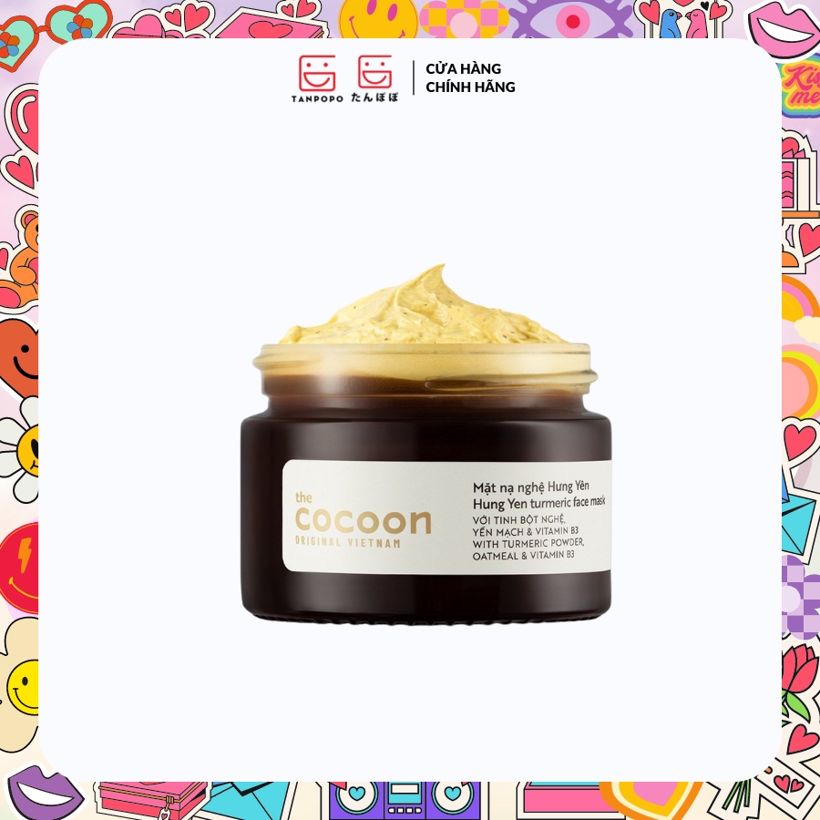 Mặt Nạ Nghệ Hưng Yên Cocoon Turmeric Face Mask 30ml