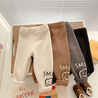 Quần legging phối lông ấm áp thời trang cho bé