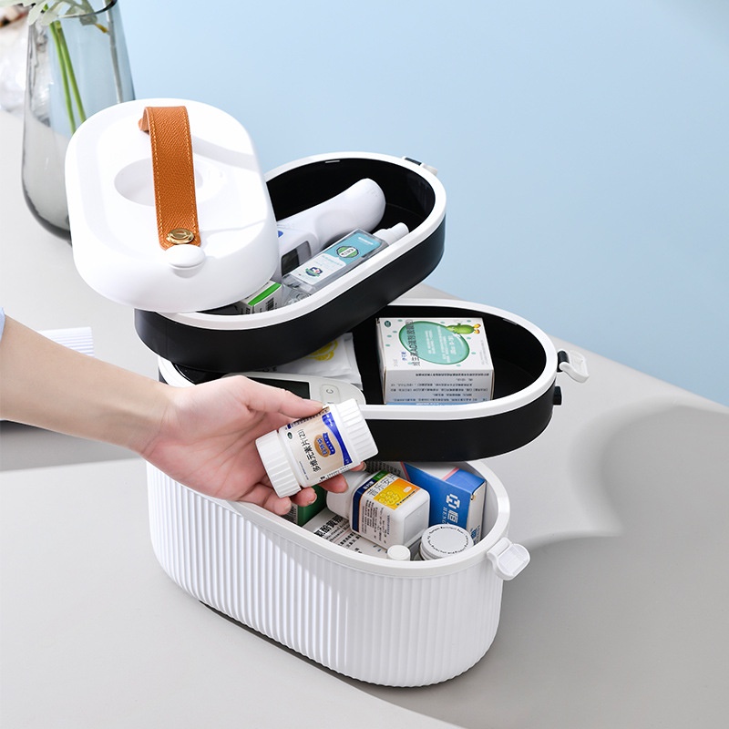 Hộp Đựng Đồ Có Thể Xoay Được Màu Trắng / Vàng / Xanh Lá