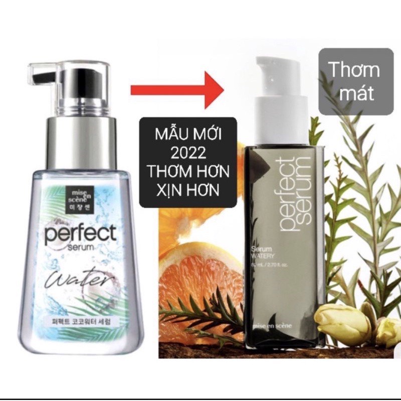 Dầu Dưỡng Tóc Mise En Giữ Nếp Tóc Uốn, Nuôi Dưỡng Từ Sâu Scene Perfect Serum 80ml Hàn Quốc