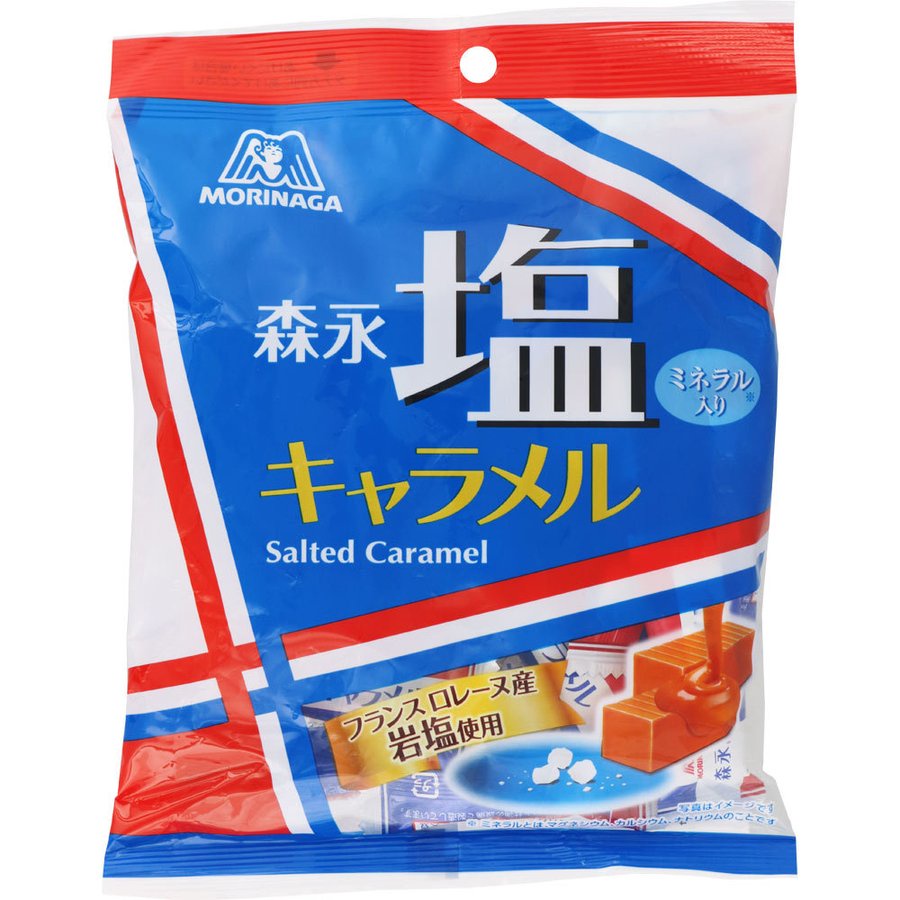 Kẹo mềm sữa muối Caramen Morinaga bổ sung Mg, Ca, Na gói 92gram