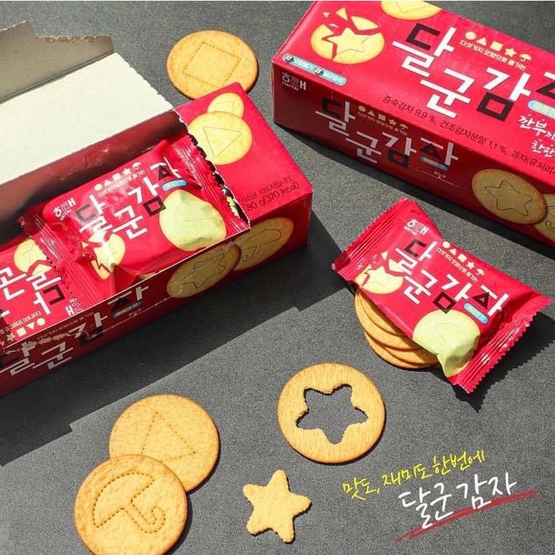 LẺ 1 GÓI Bánh khoai tây Squid Game Haitai - Hàn Quốc thumbnail