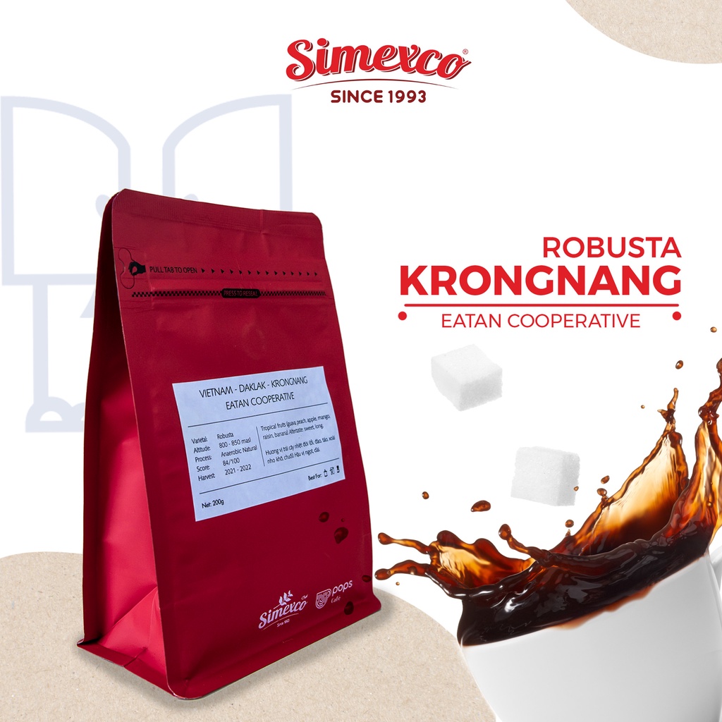 Cà phê bột đặc sản Simexco 200gr