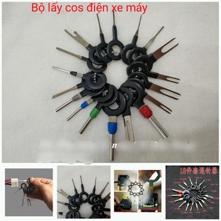 Bộ dụng cụ lấy Cos giắc điện xe máy - bộ rút cos 18 chi tiết