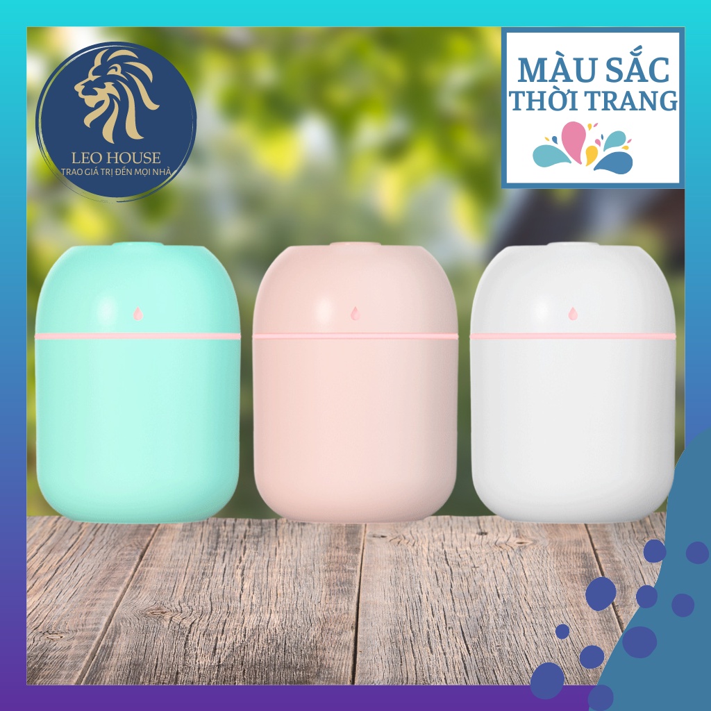 Máy Xông Tinh Dầu Mini, Máy Tạo Ẩm Phun Sương LEOHOUSE