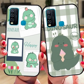 Ốp lưng điện thoại vivo y30 / vivo y50 khủng long xanh dino saur