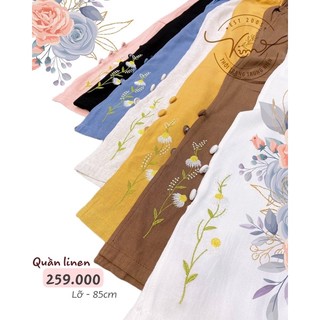 Quần linen freesize