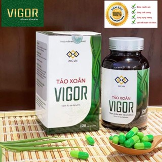 [Chính hãng]Tảo xoắn vigor 120 viên nang, tảo xoắn giảm cân vigor, tảo xoắn chữa mất ngủ vigor